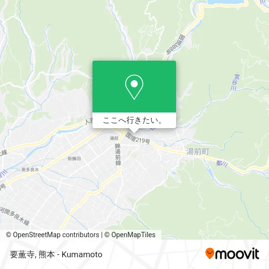 要薫寺地図