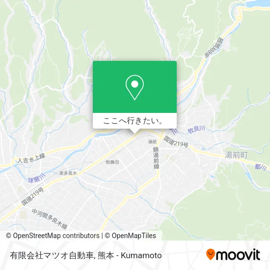 有限会社マツオ自動車地図