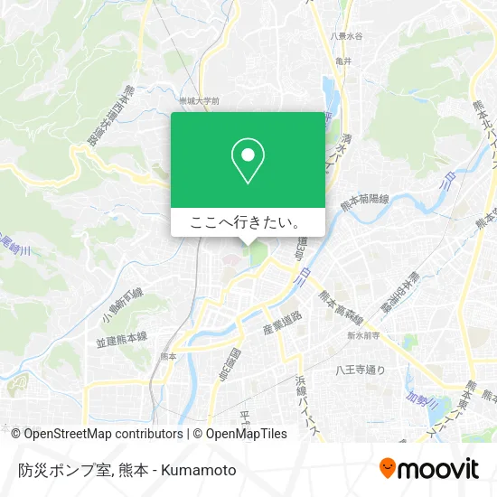 防災ポンプ室地図