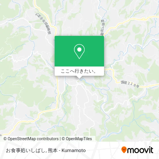 お食事処いしばし地図