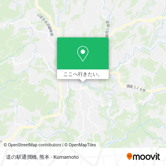 道の駅通潤橋地図