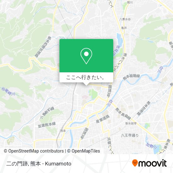 二の門跡地図