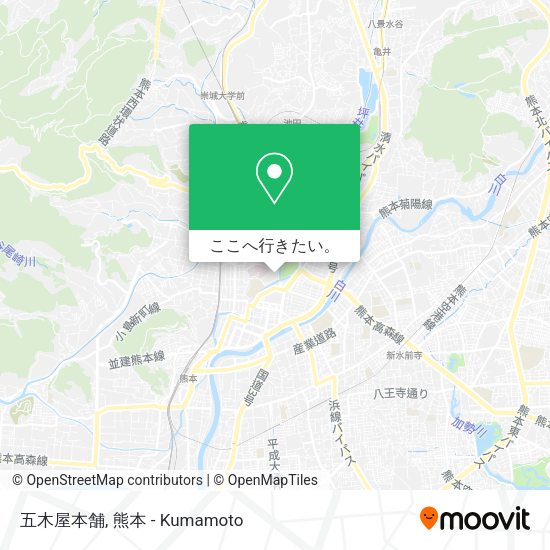 五木屋本舗地図