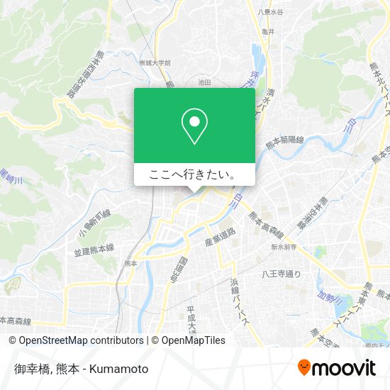 御幸橋地図