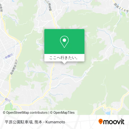 平原公園駐車場地図
