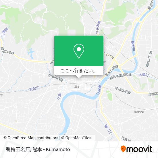 香梅玉名店地図