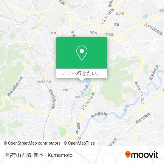 稲荷山古墳地図