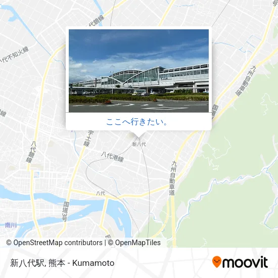 新八代駅地図
