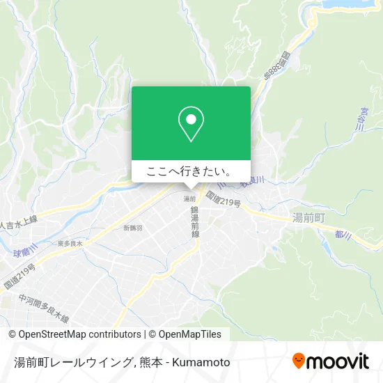 湯前町レールウイング地図