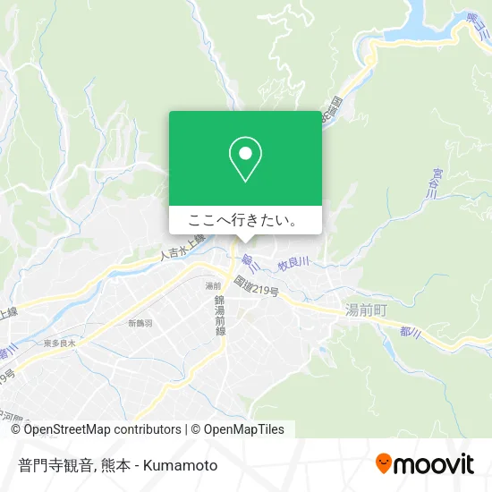普門寺観音地図
