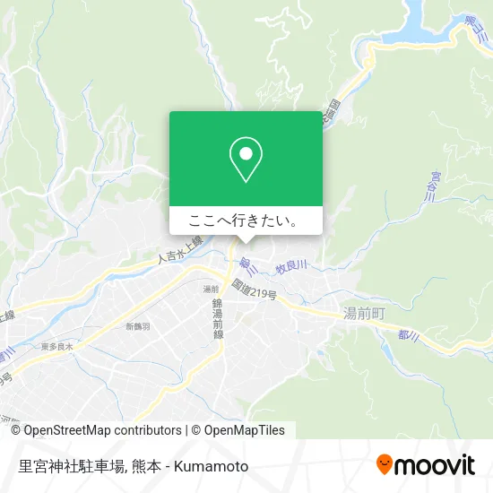 里宮神社駐車場地図