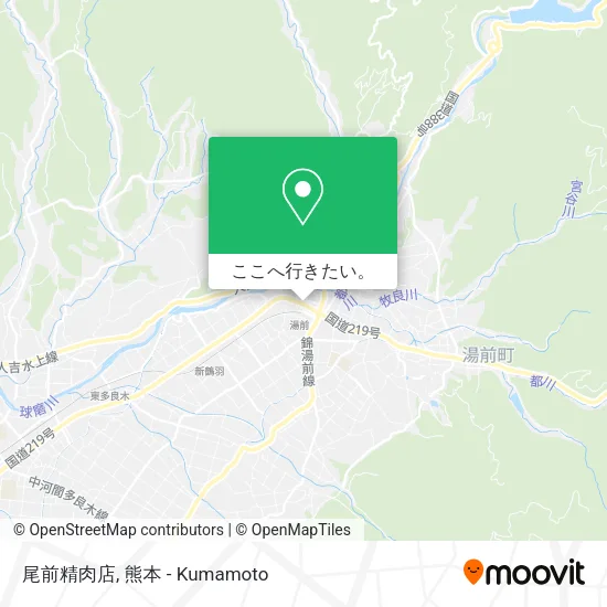 尾前精肉店地図