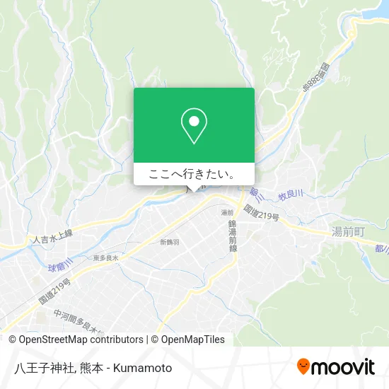 八王子神社地図