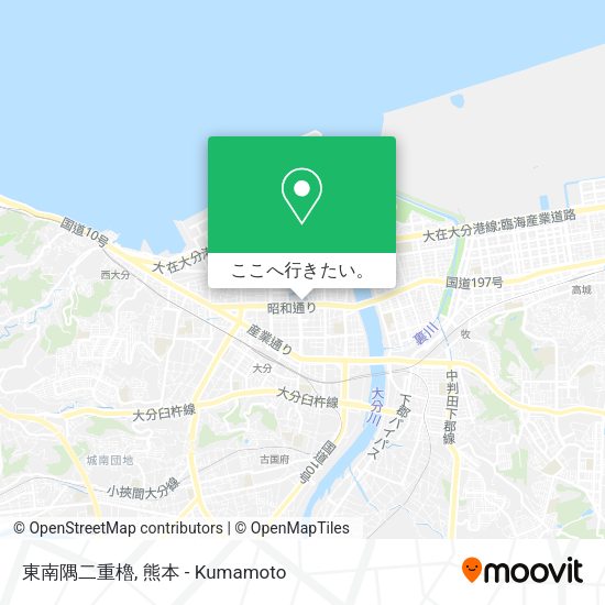 東南隅二重櫓地図