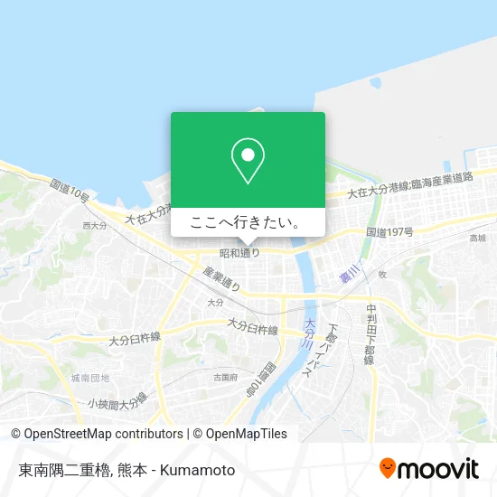 東南隅二重櫓地図