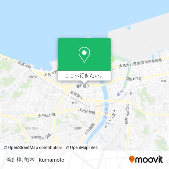 着到櫓地図
