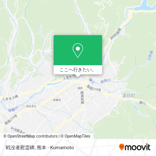 戦没者慰霊碑地図