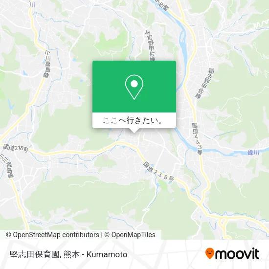 堅志田保育園地図