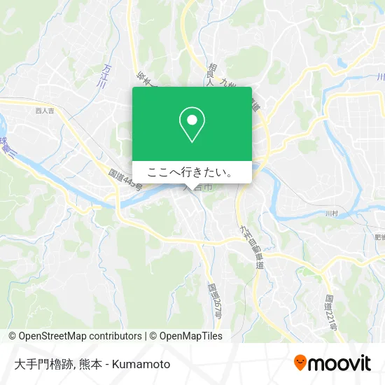 大手門櫓跡地図