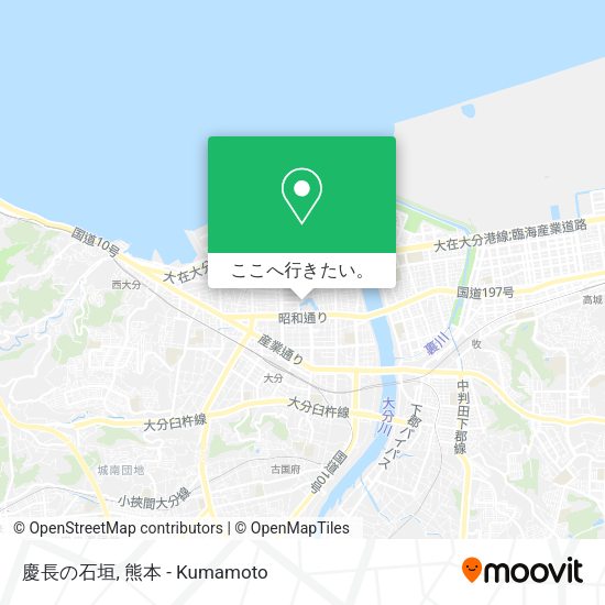 慶長の石垣地図