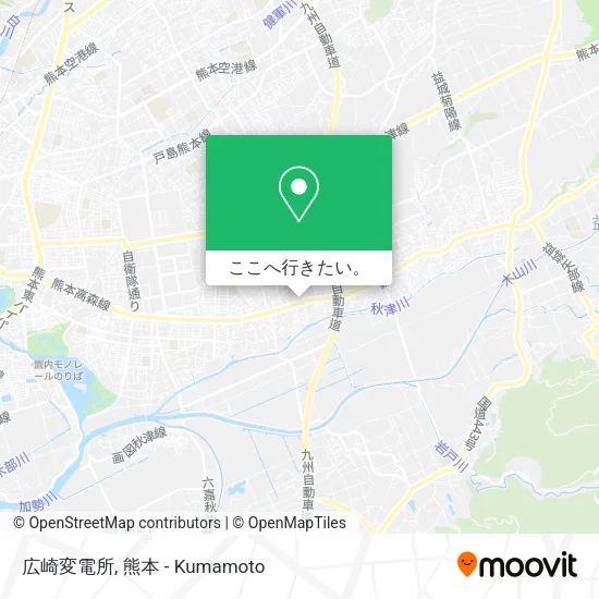 広崎変電所地図