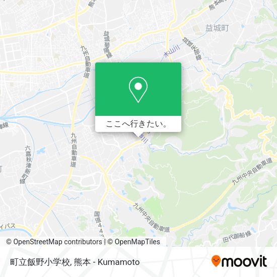 町立飯野小学校地図
