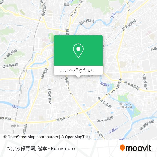 つぼみ保育園地図