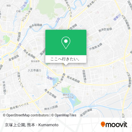 京塚上公園地図