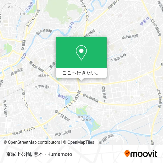 京塚上公園地図