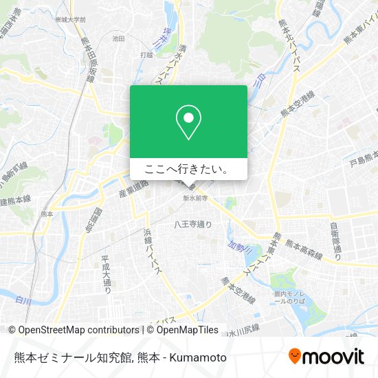 熊本ゼミナール知究館地図