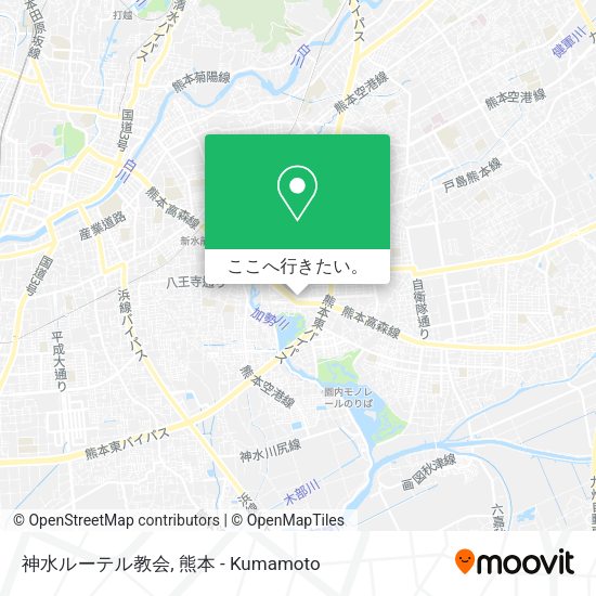 神水ルーテル教会地図