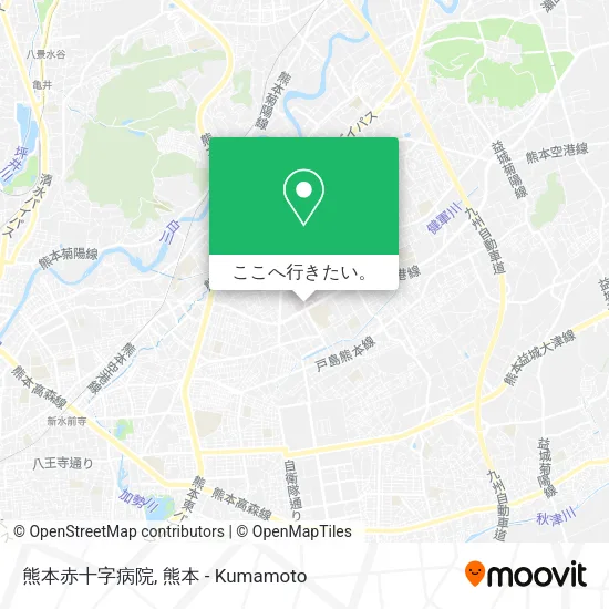 熊本赤十字病院地図