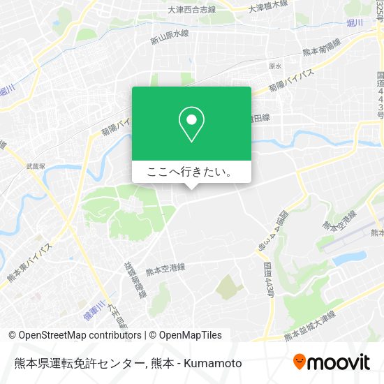 熊本県運転免許センター地図
