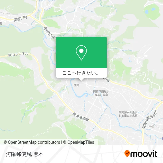 河陽郵便局地図