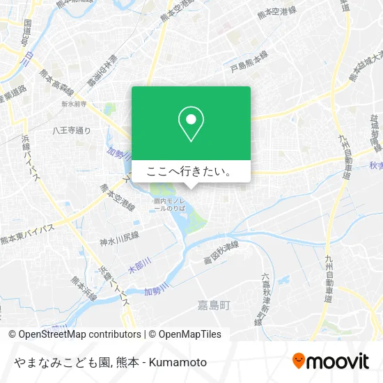 やまなみこども園地図