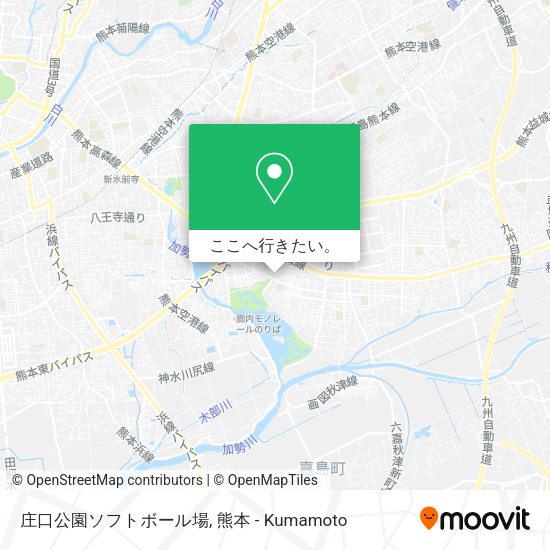 庄口公園ソフトボール場地図
