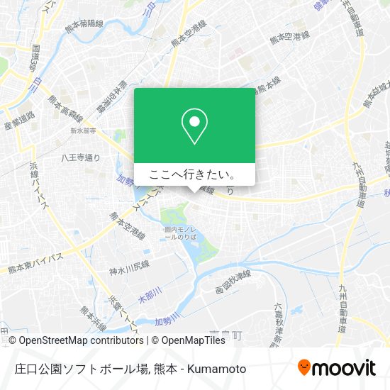 庄口公園ソフトボール場地図