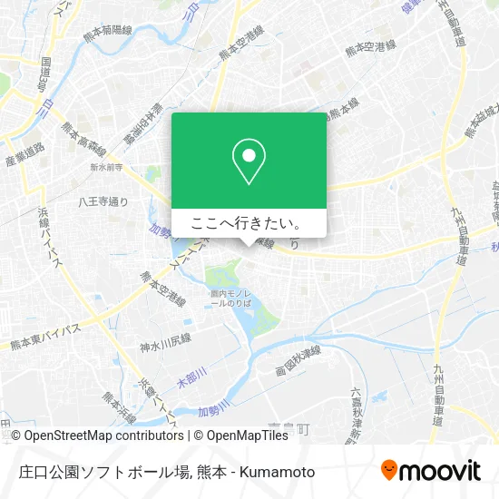 庄口公園ソフトボール場地図