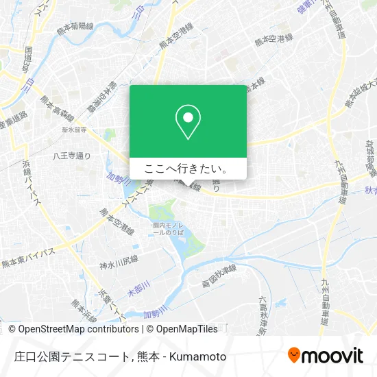 庄口公園テニスコート地図