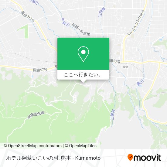 ホテル阿蘇いこいの村地図