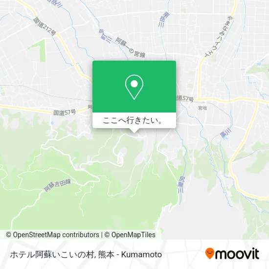 ホテル阿蘇いこいの村地図
