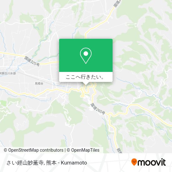 さい經山妙薫寺地図