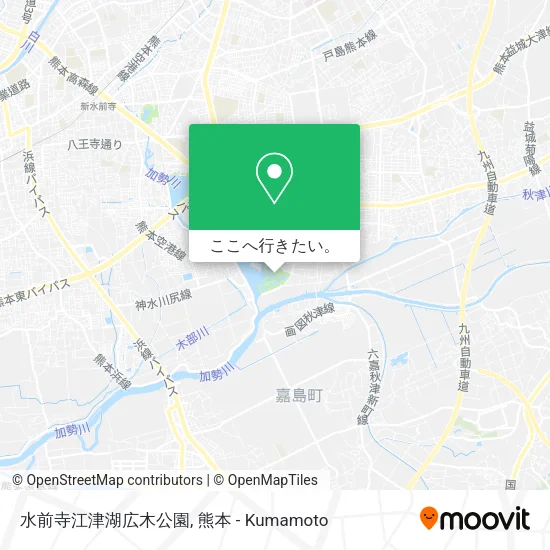 水前寺江津湖広木公園地図