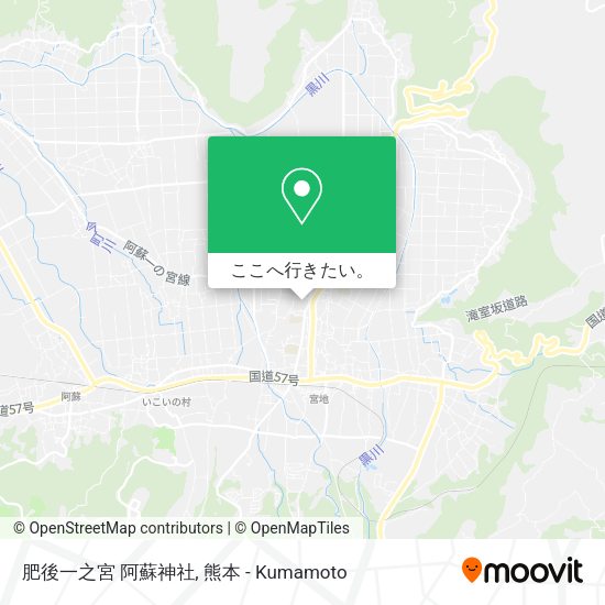 肥後一之宮 阿蘇神社地図