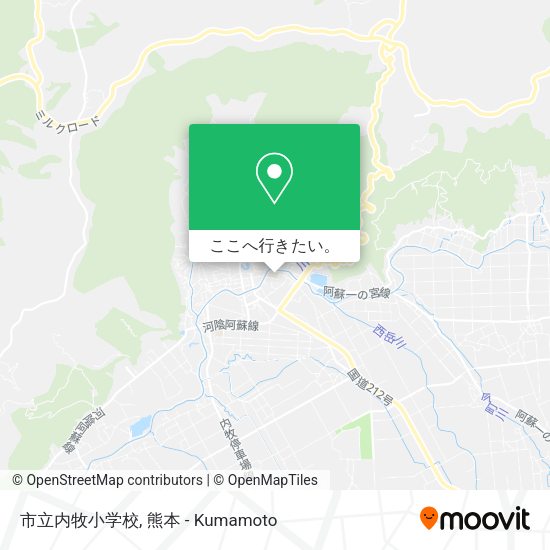 市立内牧小学校地図