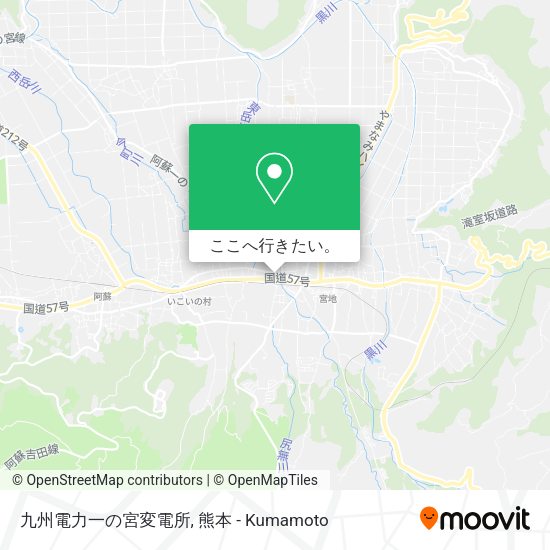 九州電力一の宮変電所地図