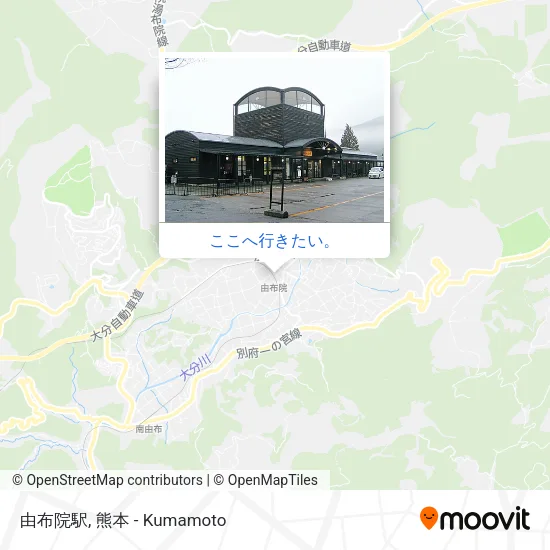由布院駅地図
