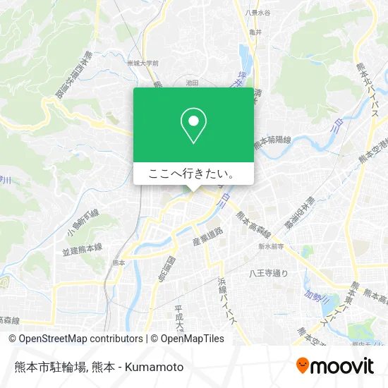 熊本市駐輪場地図