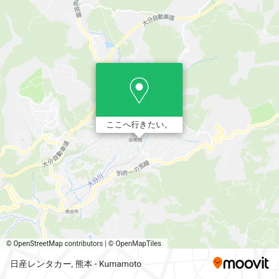 日産レンタカー地図