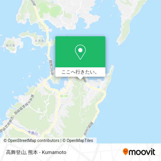 高舞登山地図